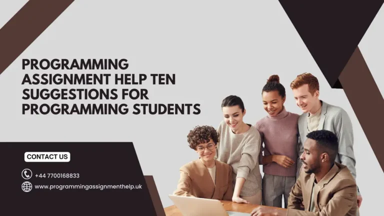 Programming Assignment Help Ten Suggestions for Programming Students