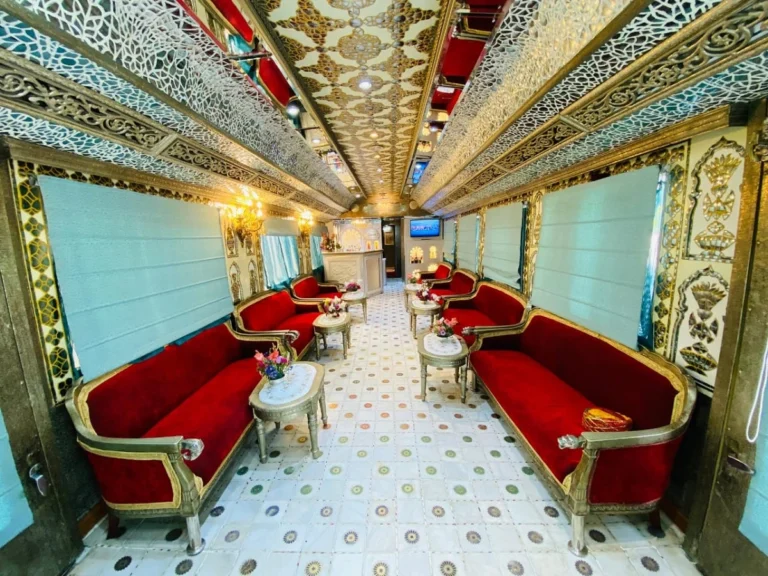Discover Inside the Royal Luxury of the Palace on Wheels train